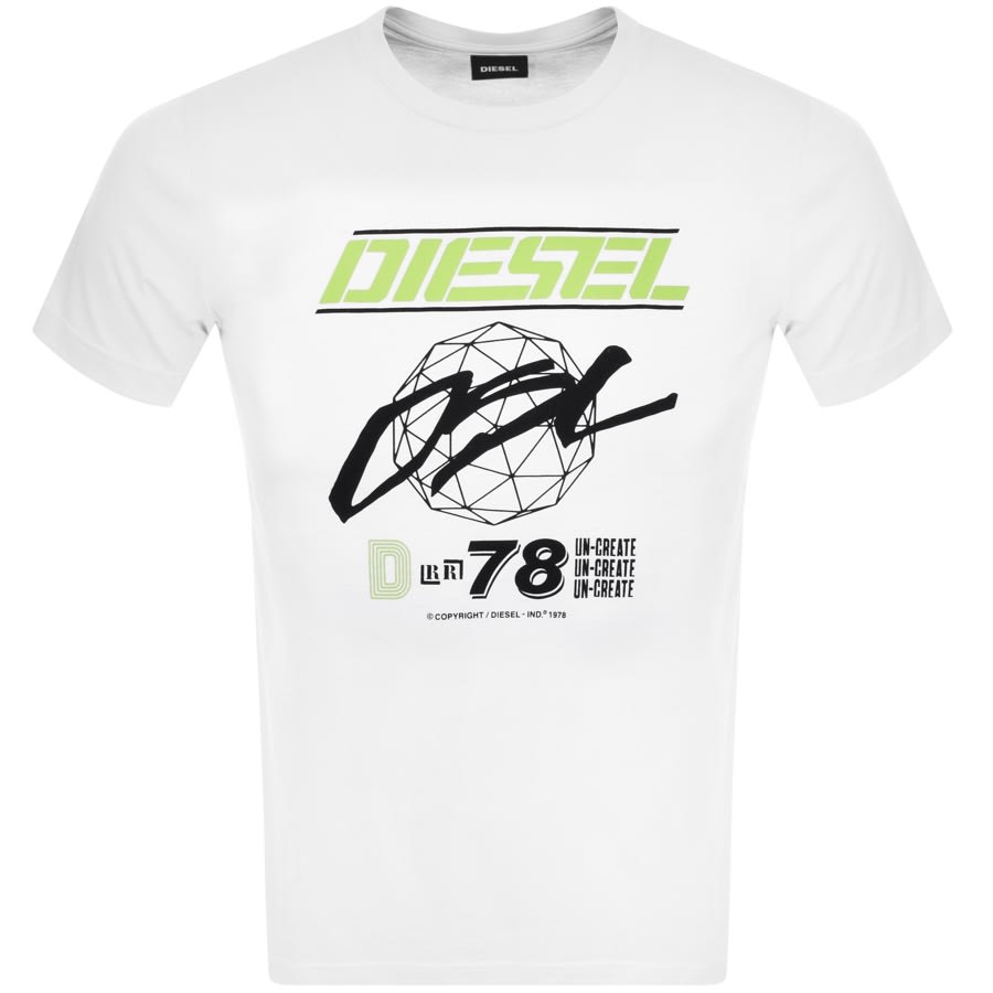 Alternative Image for ProductDiesel T Diegos Short Sleeved T Shirt White1